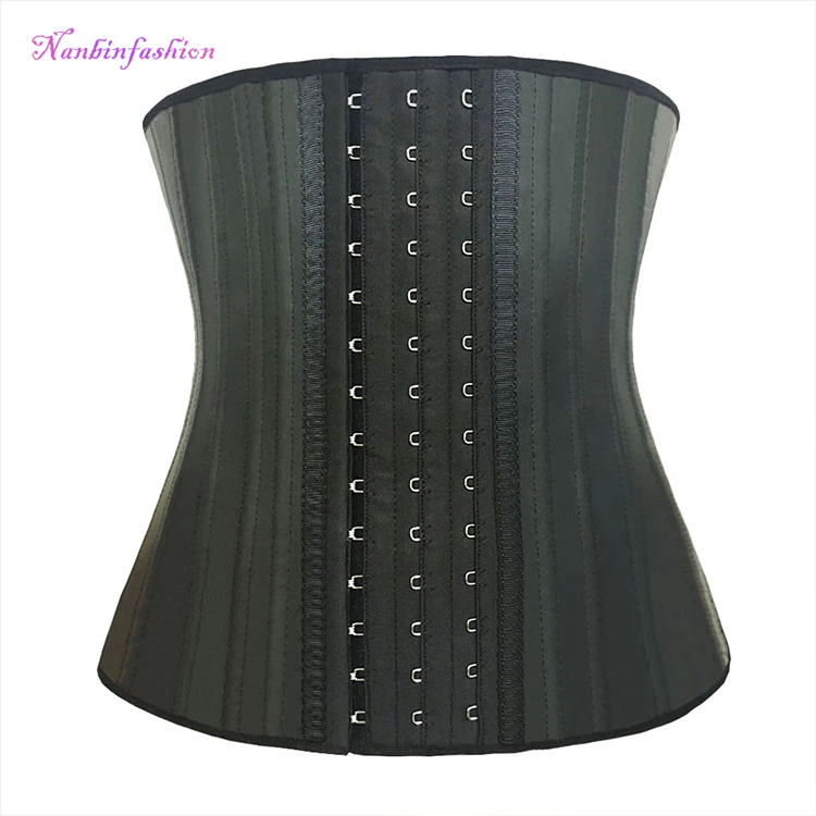 Hook and Zip Waist Trainer 25 Steel Bone Smooth Latex Waist Cincher, Black;nude cincher 
Hook and Zip Waist Trainer 25 Steel Bone Smooth Latex Waist Cincher, Black;nude cincher