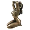 Customized Art nude girls resin figures Statues Bronzed for Decoration
