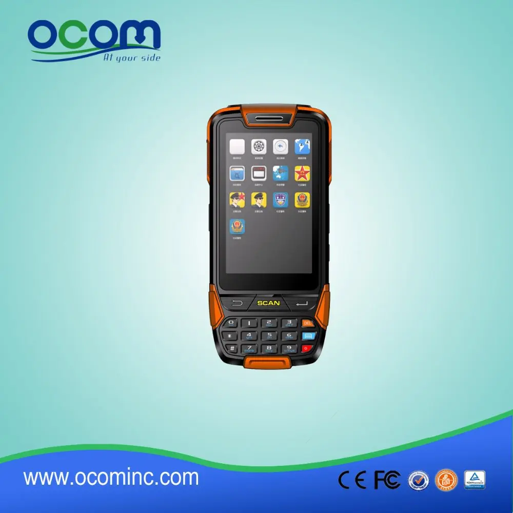 OCBS-D8000---High quality touch screen rugged pda barcode scanner android in China
OCBS-D8000---High quality touch screen rugged pda barcode scanner android in China