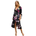 Classical Daily Wear Modern Design Women Lace Clothing Long Clothes Woman Dress
