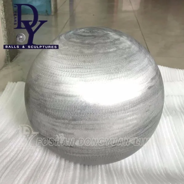 Decoration Brush Hollow Aluminum Sphere