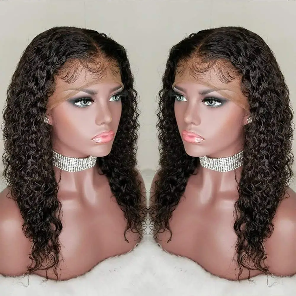 360 Lace Frontal Wigs With Baby Hair 130% Density Deep Curly Brazilian Remy Hair Pre Plucked Transparent Lace Wig, Pure color
360 Lace Frontal Wigs With Baby Hair 130% Density Deep Curly Brazilian Remy Hair Pre Plucked Transparent Lace Wig, Pure color