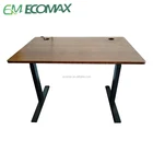 ECOMAX Modern Simple Style Bamboo Office Desk,Writing Table,Bamboo stand-up Desk for Home Office School (4