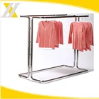 Customize Chrome Popular All-Weld Metal Clothing Rack, Heated Garment Display Rack,stand,shelf