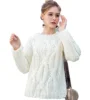 handmade sweater Ladies Winter Merino Wool Chunky Cable Knit Oversized Pullover Wholesale Woolen Sweater new Design Ladies