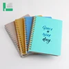 Lion 50 MOQ 2019 Wholesale Custom PU Leather Softcover Spiral Notebook