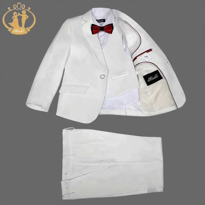 New Arrival 2019 Nimble Fashion Claccical Solid Boys White Suits For Wedding For Party
New Arrival 2019 Nimble Fashion Claccical Solid Boys White Suits For Wedding For Party