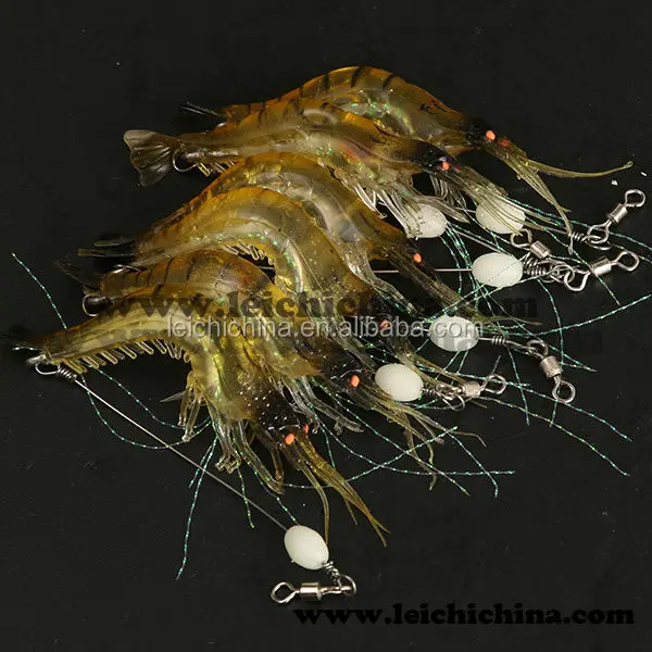High quality chinese Shrimp soft silicone fishing lure