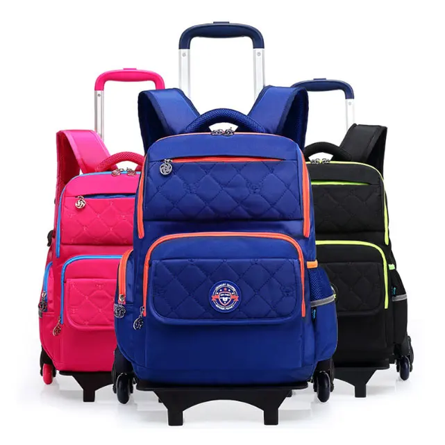 Bearky bag factory custom logo 6 wheels teens children kids trolley backpack school bags, Customized colors
Bearky bag factory custom logo 6 wheels teens children kids trolley backpack school bags, Customized colors