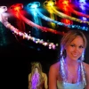 Cool Light Up Braids Crown Noodle Headband Led Flashing Blinking Light hair Party Supplies black light party supplies