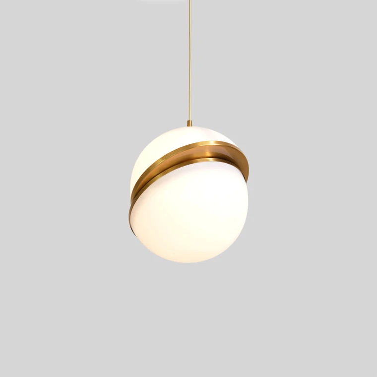 New Modern Nordic Decorative Dinner Room Hanging Lighting Pendant Lamp Round Ceiling Single Chandelier for living room kitchen