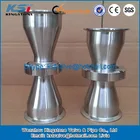 sanitary clamped pipe reducer 3" to DN50 DN40 union nut and male