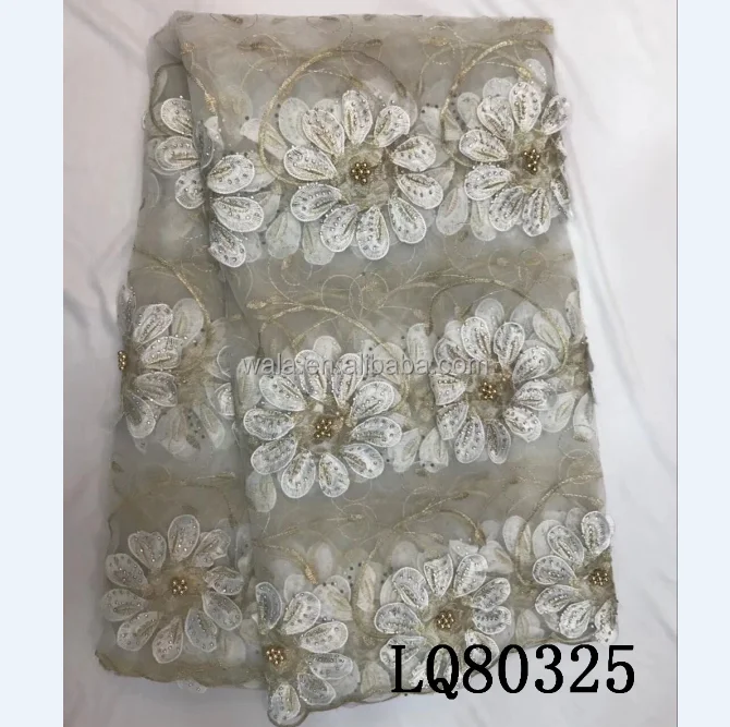 LQ80325 french lace fabric with many stones and beads/african party wedding dress fabric, 5 colors
LQ80325 french lace fabric with many stones and beads/african party wedding dress fabric, 5 colors