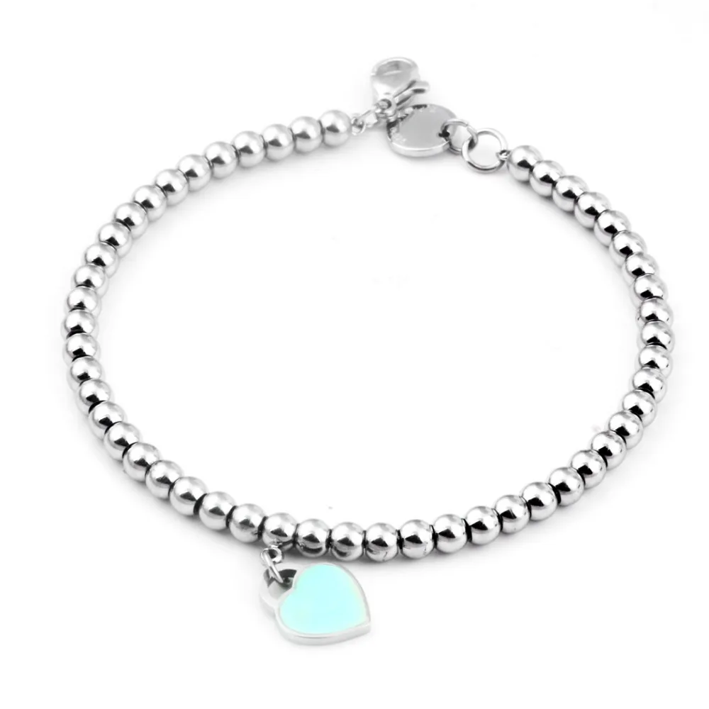 Italian Style Bracelet Jewelry Heart Charm Stainless Steel Beaded Love Bracelets for women
Italian Style Bracelet Jewelry Heart Charm Stainless Steel Beaded Love Bracelets for women