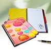 custom 3D lenticular notebook cover with spiral ,Wire O Bound Notebook,3D Effect PP Cover