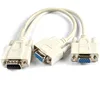15 Pin premium vga cable male to female VGA splitter cable for CRT/LCD monitor and TV.