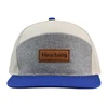 Wholesale Stitching color hats custom brand wool 8 panel hat