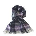 BLUE PHOENIX 100% cashmere woven plaid high quality china scarfs