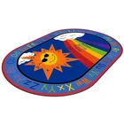 High quality new design ABC alphabet printed kids education rug carpet