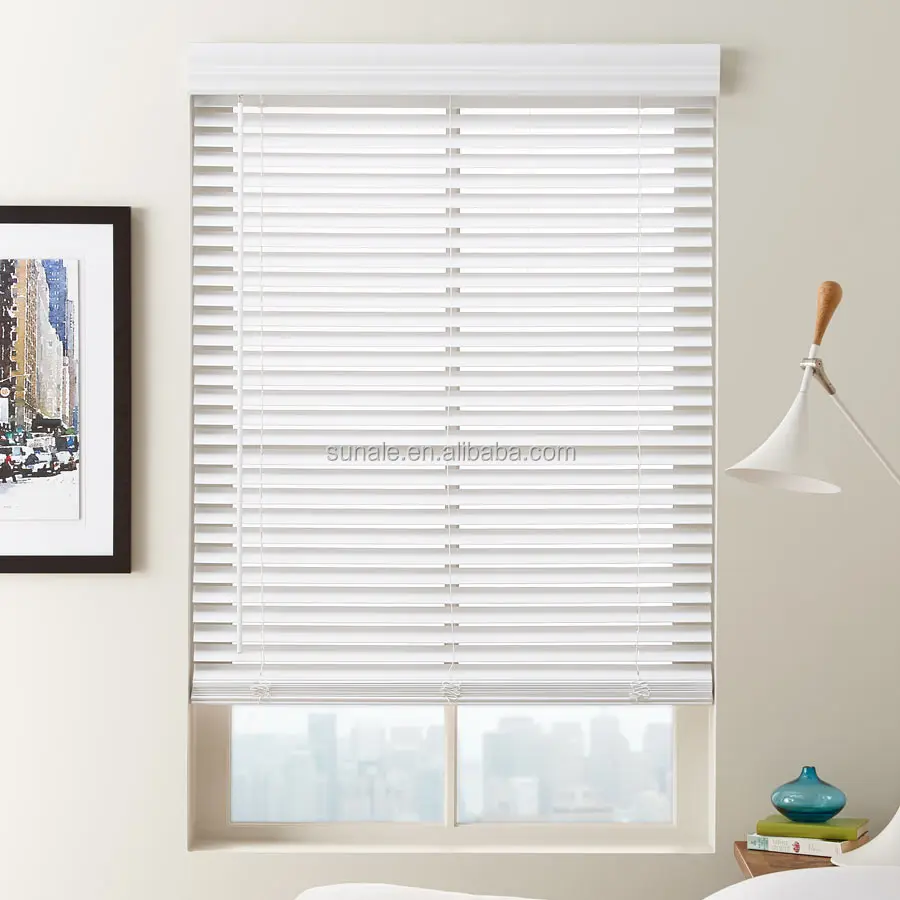 2 Inches Faux Wood Blinds 50mm Pvc Venetian Roller Shades