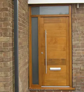 main entry solid wood door