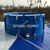 Qingdao Highway Square or round open top fish farm tanks 10000L