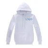 Wholesale Cheap Sublimation Blank Pullover custom made hoodies White Pullover Hoodie Custom Printing Hoodie