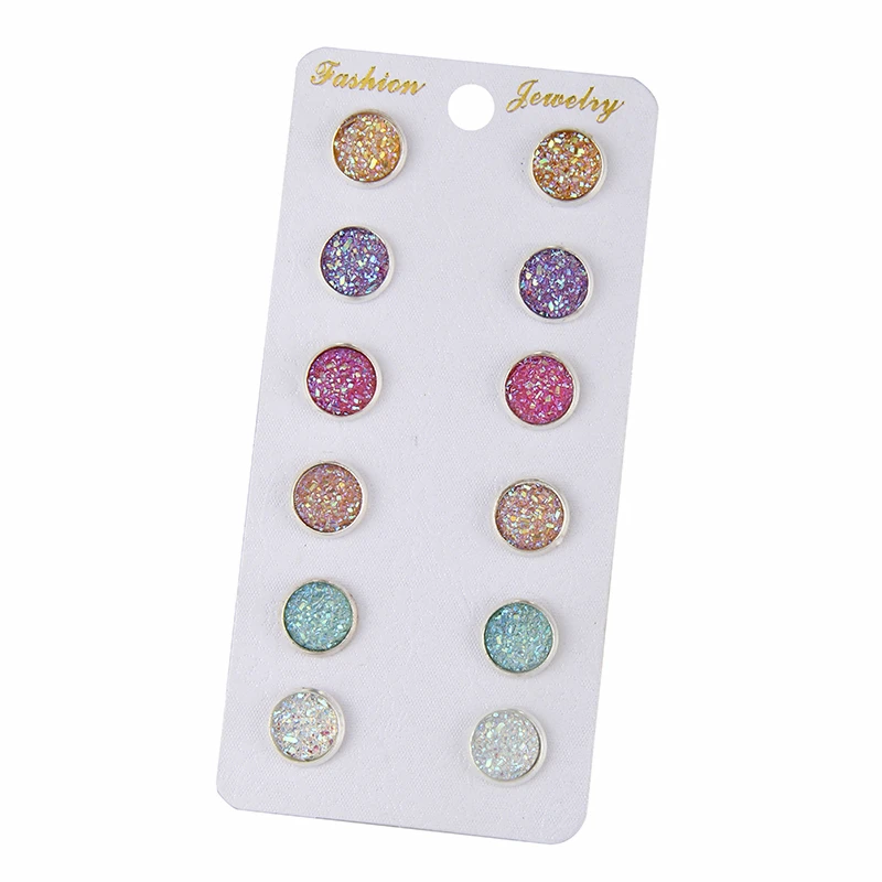 Set Mixed Color Cute Round Stud Earrings For Women Fashion Jewelry Birthday Gift Wholesale
Set Mixed Color Cute Round Stud Earrings For Women Fashion Jewelry Birthday Gift Wholesale
