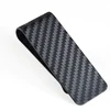 2019 hot selling wholesale price 100% real carbon fiber custom money clip holder with card holder