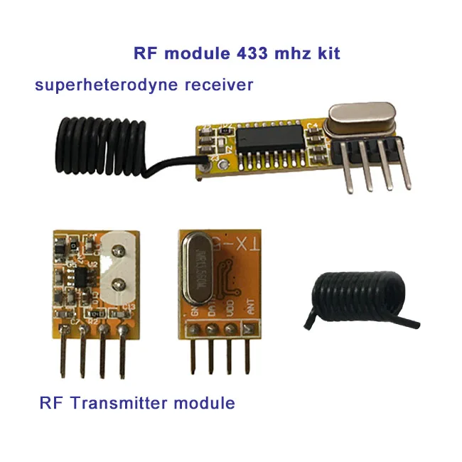 Low Cost 433mhz Rf Wireless Transmitter Module And Superheterodyne