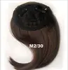 Real thick 30g Natural Bang False Hair Bangs black brown blonde Clip In on Bangs Synthetic Hair Fringe