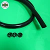 Medical grade high quality black color multi chambered silicone extrusion rubber tube