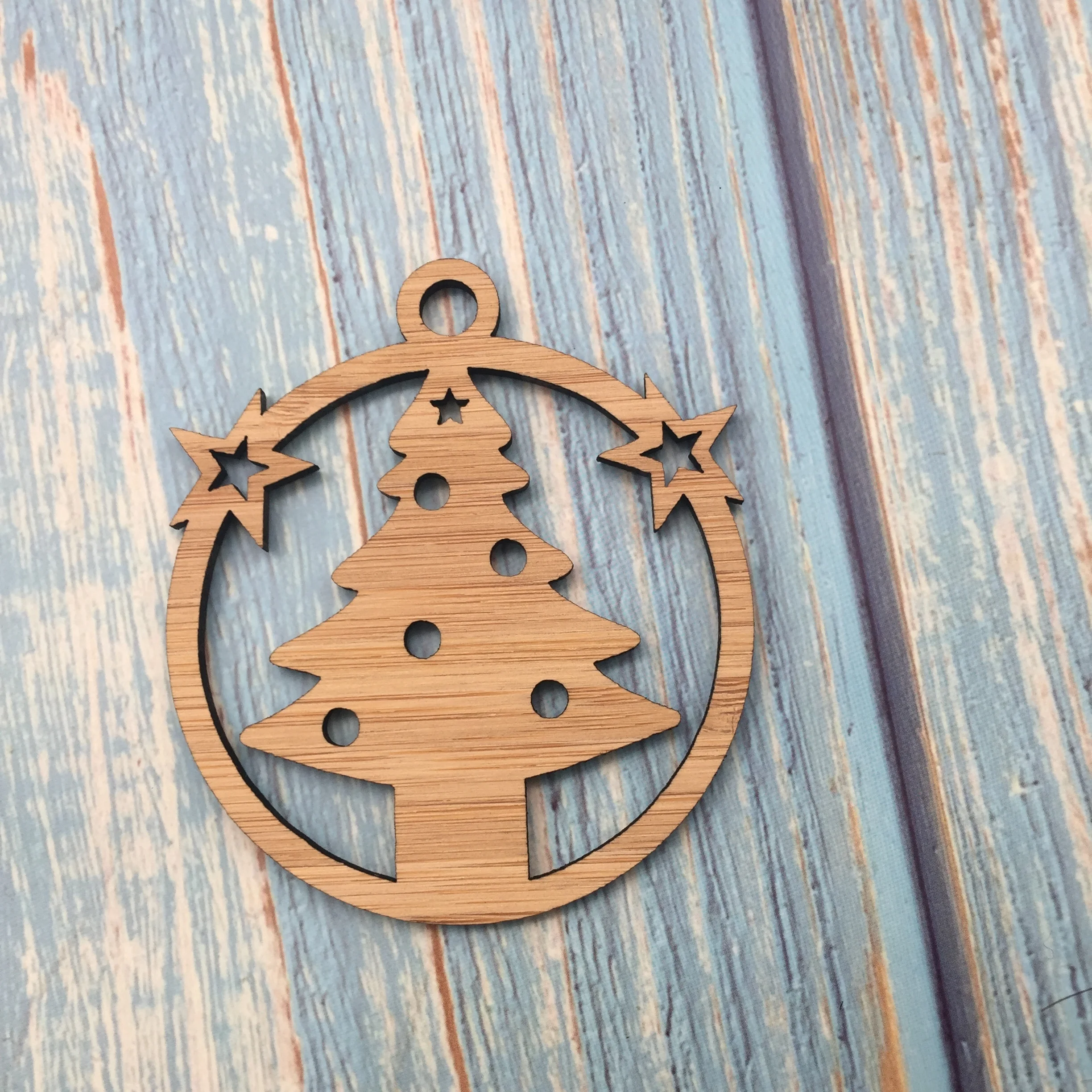 wood xmas ornament wood ball laser cut christmas ornament