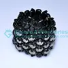 supplier make black beads elastic stretch ring