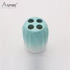 Aspire Gradient Colored Ceramic Glossy Toothbrush Holder