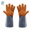 Cheap Cow Split Leather Safety Welding Gloves for Welder