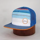 High Quality Foam Flat Bill Mesh Colorful Logo Customised Cap Trucker Hat