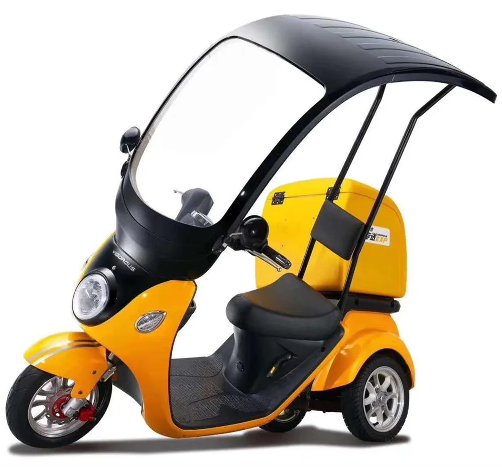 Manufacturer direct sale 2019 new three - wheeled electric motorcycle electric scooter, Yellow
Manufacturer direct sale 2019 new three - wheeled electric motorcycle electric scooter, Yellow