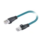 6FT RJ45 Cable RJ45 Patch Cord 8P8C Plug Molded Cat 6A SFTP 26AWG PUR/PVC LSZH Ethernet Cable
