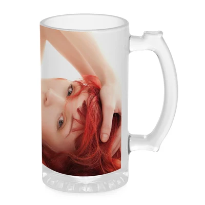 Clear Glass Sublimation Beer Stein 20oz Clear Glass Sublimation