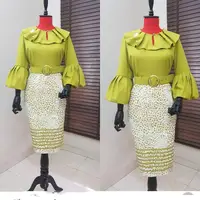 A6039 Large lotus leaf collar lantern sleeves ropa mujer irregular leopard point print dress Lemon Green African women clothing
A6039 Large lotus leaf collar lantern sleeves ropa mujer irregular leopard point print dress Lemon Green African women clothing