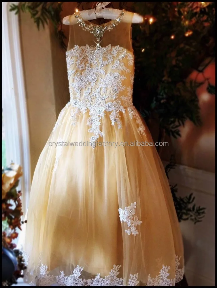 Prom Wedding Birthday Dresses Puffy Diamond Flower Girl Dress Party Pageant Dress for Little Girls MF900