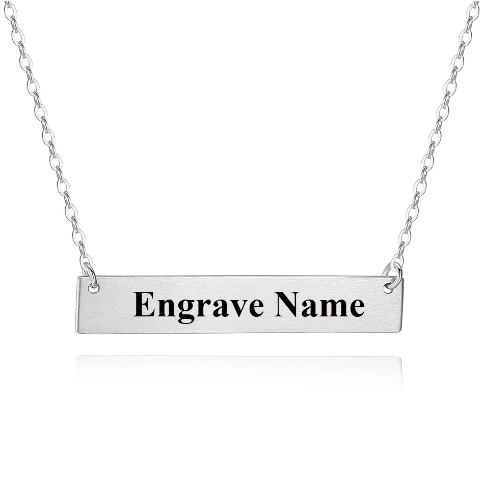 100% Real 925 Sterling Silver Necklaces Engraved Name Pendant Necklace for Women Fashion Jewelry Lover Gift
100% Real 925 Sterling Silver Necklaces Engraved Name Pendant Necklace for Women Fashion Jewelry Lover Gift