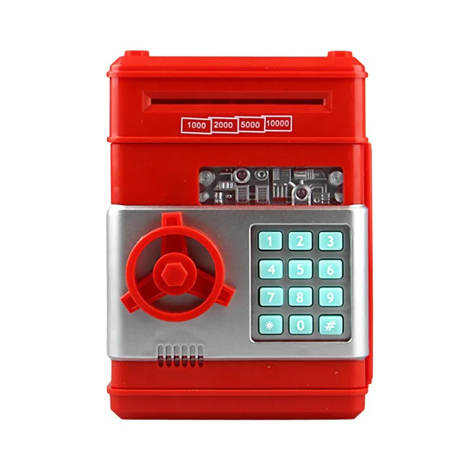 عالية محاكاة atm آلة لعبة التمرير بيل سرقة عملة صندوق توفير المال atm البنك للأطفال