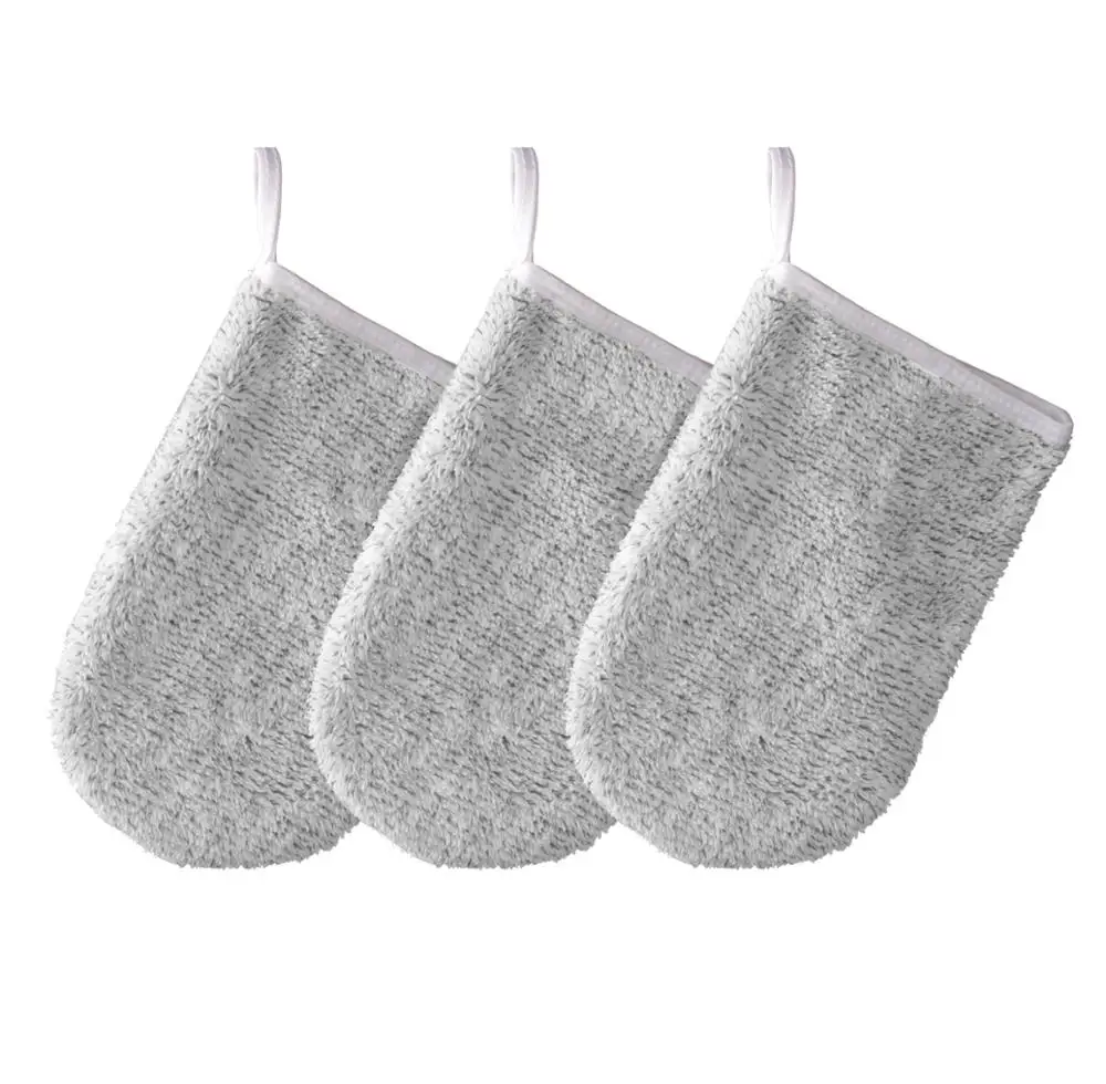 High Quality Bamboo Makeup Remover Cleansing Face Gloves Microfiber Glove, Light grey
High Quality Bamboo Makeup Remover Cleansing Face Gloves Microfiber Glove, Light grey