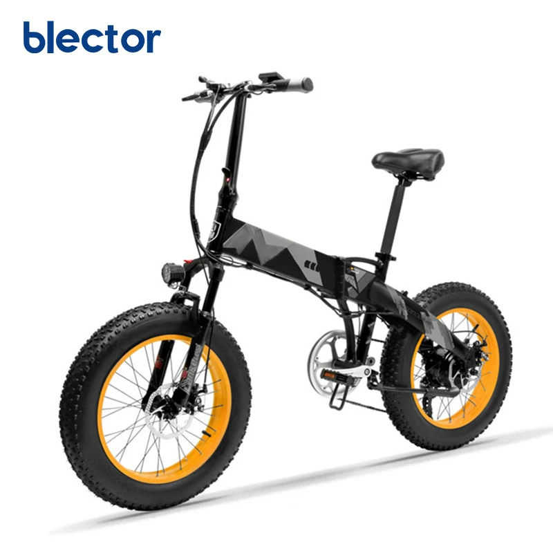 500W Pedal Assist Electric Fat Bike Wholesales, Black orange or oem