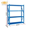 Customized 4 layer 800kg heavy duty home warehouse steel plate storage rack