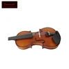 Hot sale 100% handmade high grade solid flame maple violin with ebony fittings