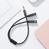 35mm Aux Jack 1 Male to 2 Female Audio Cable Headphone Mic Splitter Adapter