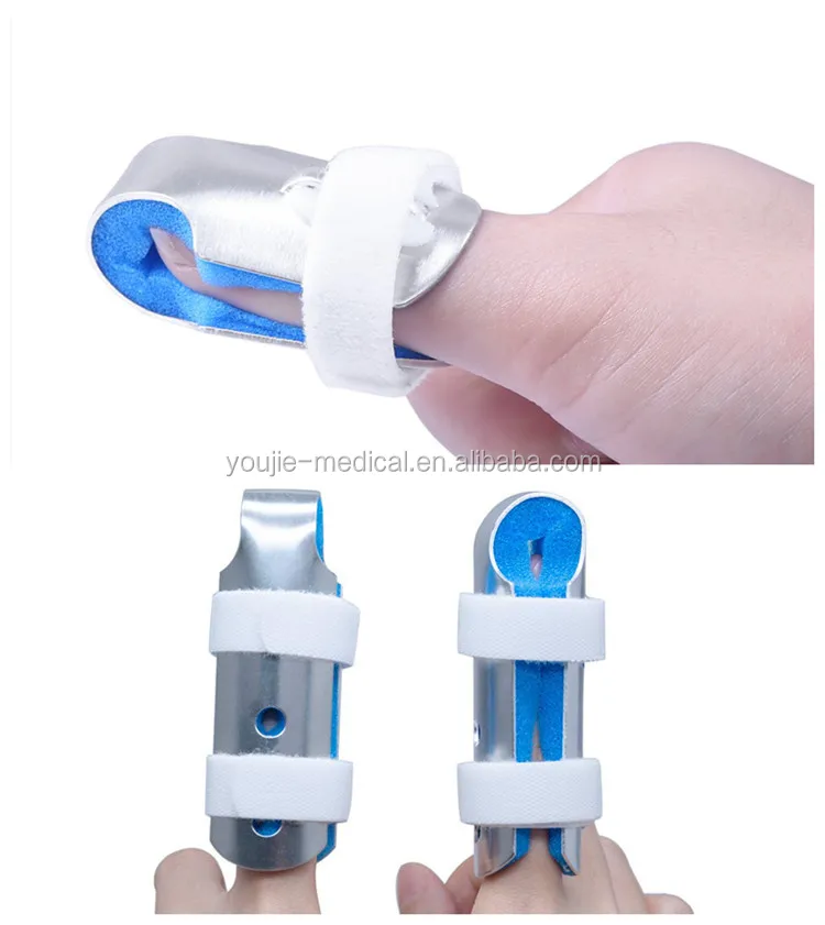 Wholesale Sponge Padded Flexible Aluminum Orthopedic Medical Type Finger Support Splints 